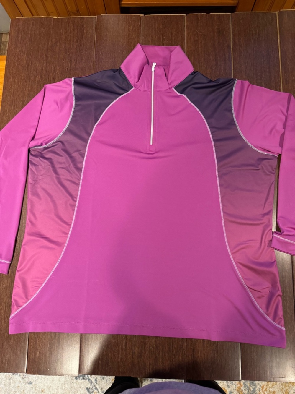 Women’s Magenta Half-Zip Active Top